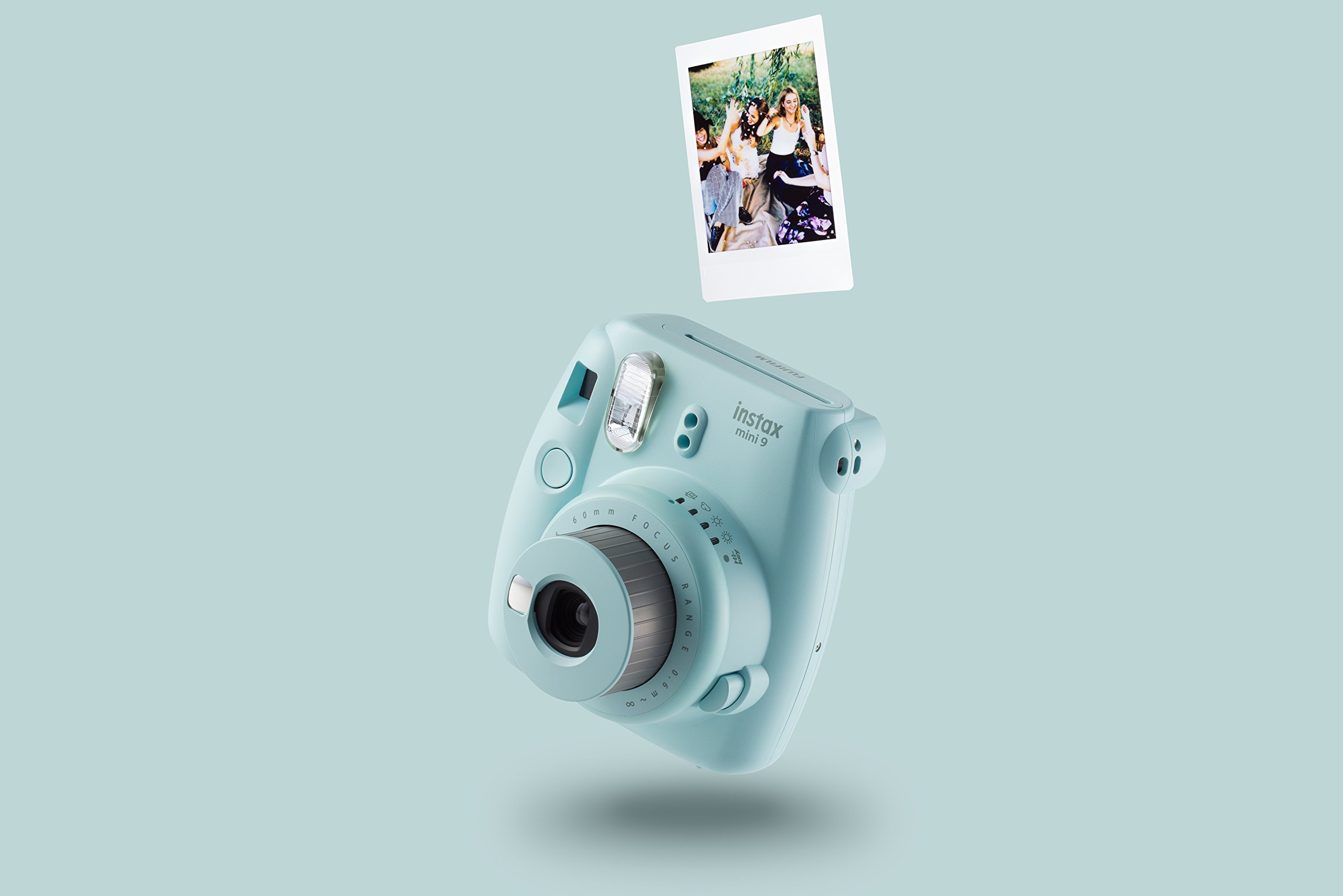 instax mini 9 Camera with 10 Shots - Ice Blue: Amazon.co.uk